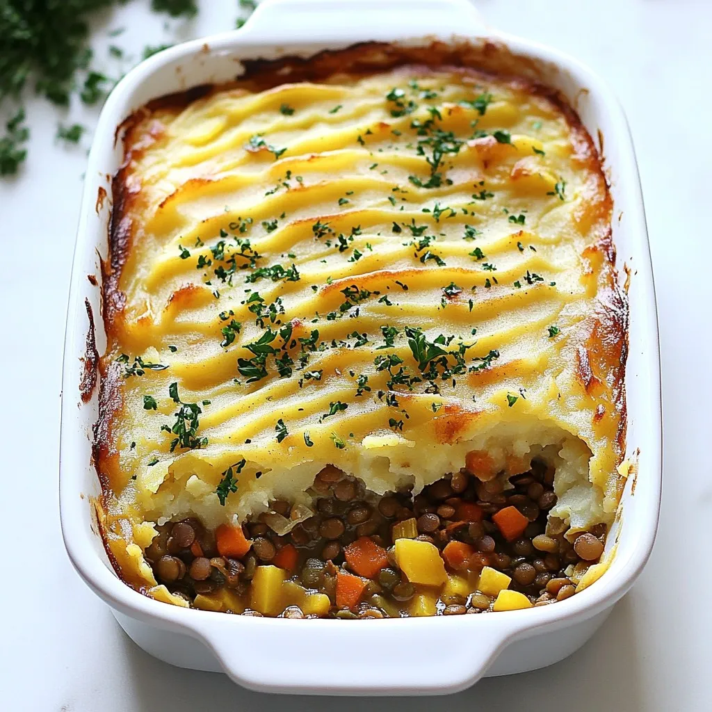 Vegan Lentil Shepherd’s Pie Flavorful and Simple Dish