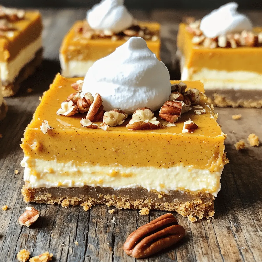 Pumpkin Cheesecake Bars Simple and Rich Delight