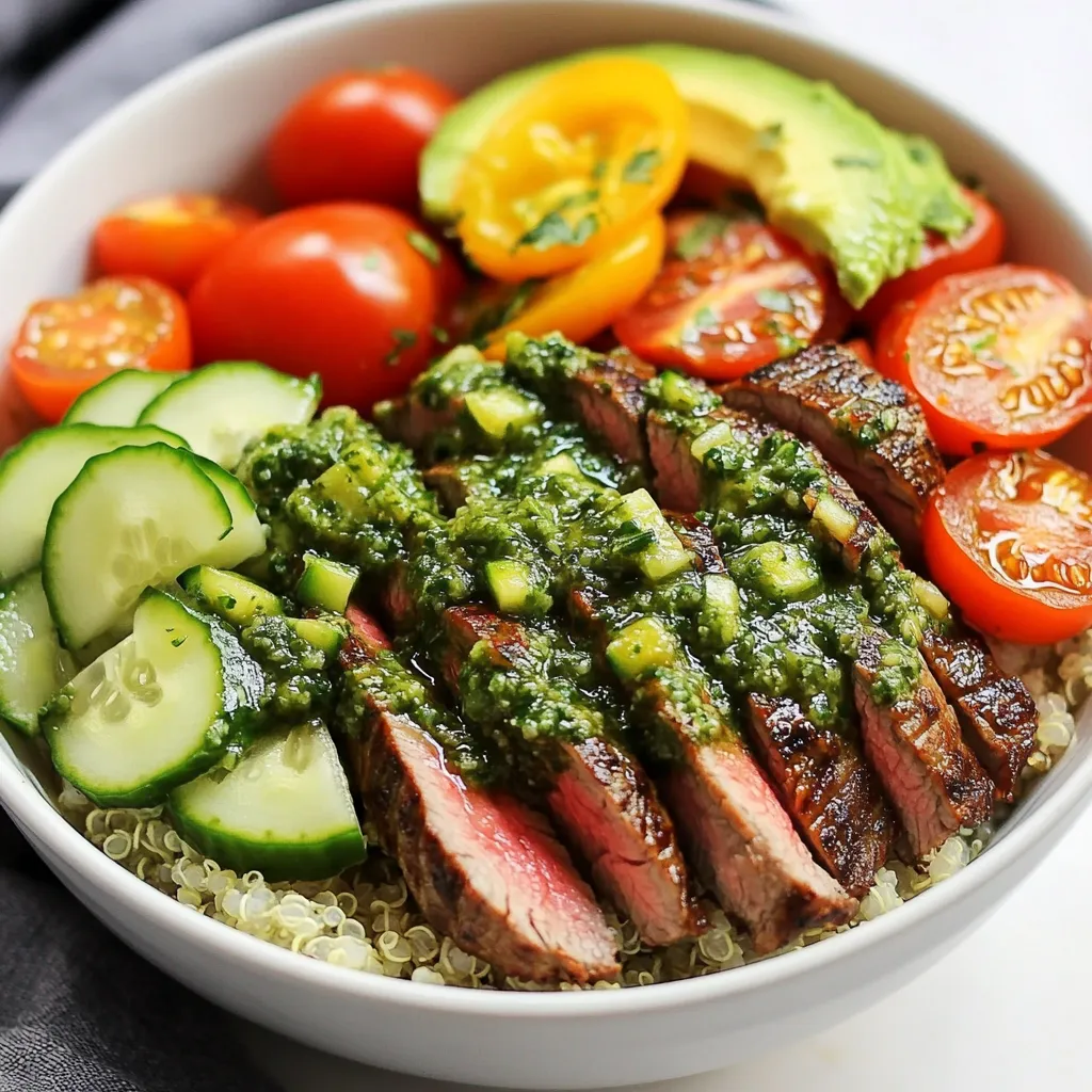 Chimichurri Steak Bowls Flavorful and Fresh Meal