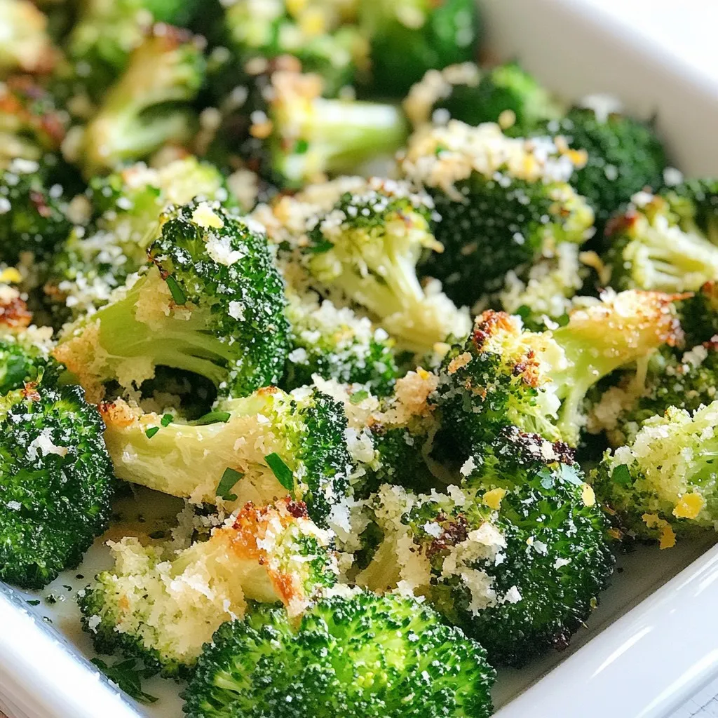 Garlic Parmesan Roasted Broccoli Flavorful Side Dish