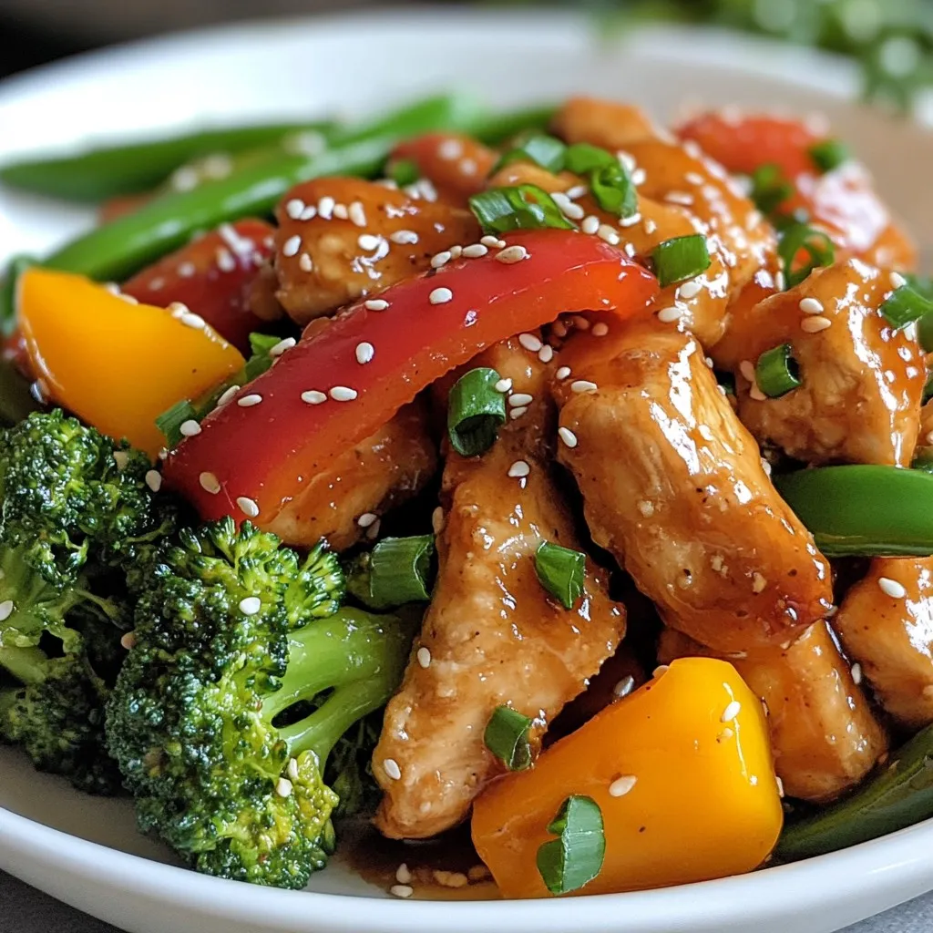 Honey Garlic Chicken Stir Fry Flavorful and Easy Meal