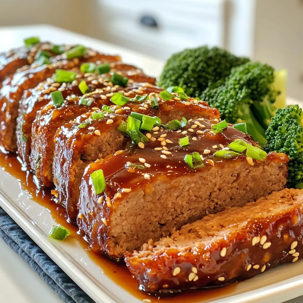 Teriyaki Glazed Meatloaf Flavorful and Easy Recipe