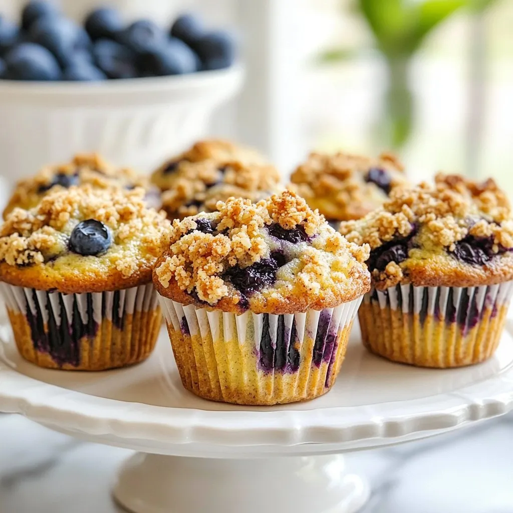 Blueberry Crumble Muffins Simple and Tasty Treat