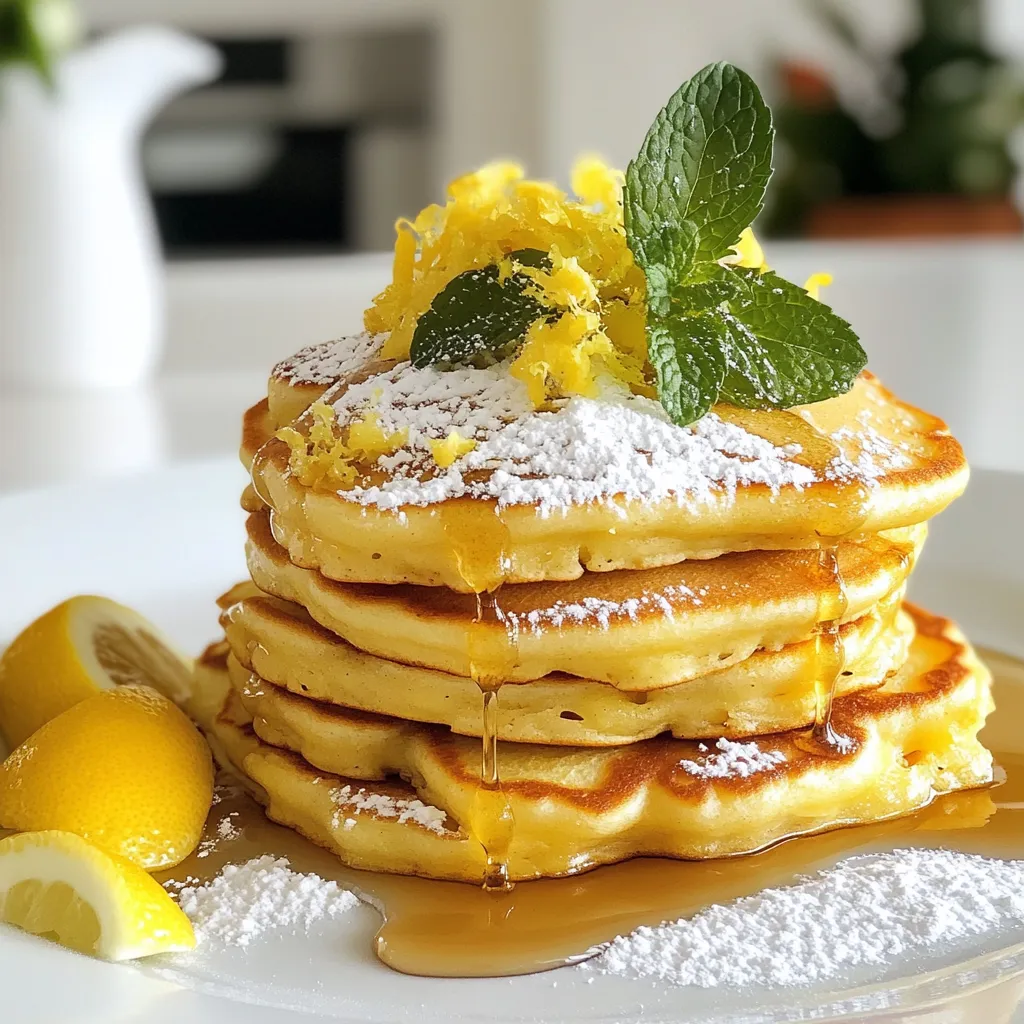 Lemon Ricotta Pancakes Fluffy and Delicious Breakfast