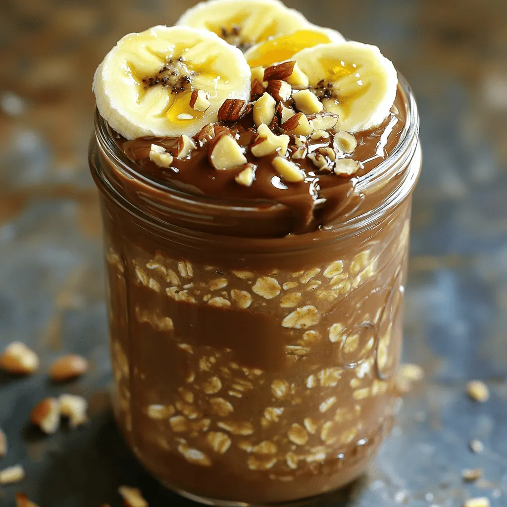 Protein Peanut Butter Chocolate Overnight Oats Delight
