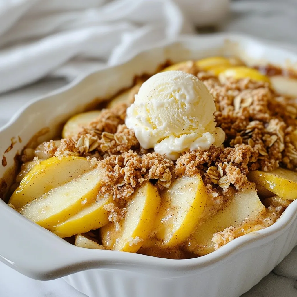Cinnamon Apple Crumble Delightful and Easy Recipe