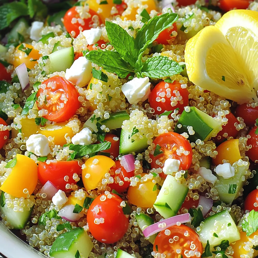 Lemon Herb Quinoa Salad Fresh and Flavorful Side