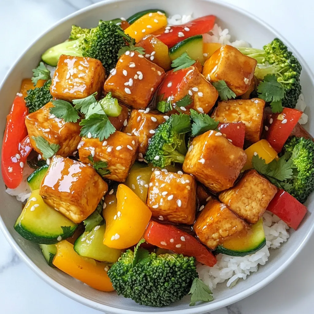 Honey Garlic Tofu Stir Fry Simple and Flavorful Meal