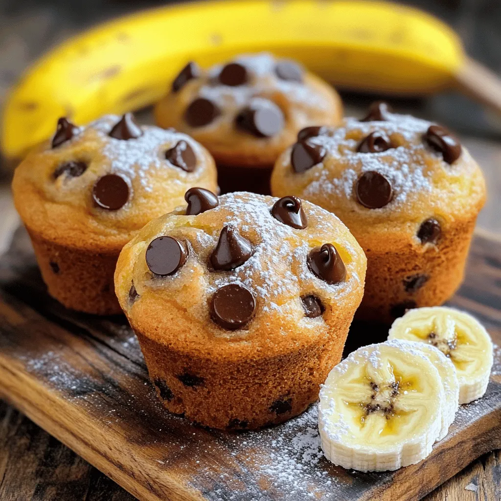 Chocolate Chip Banana Muffins Bakery Delight Recipe