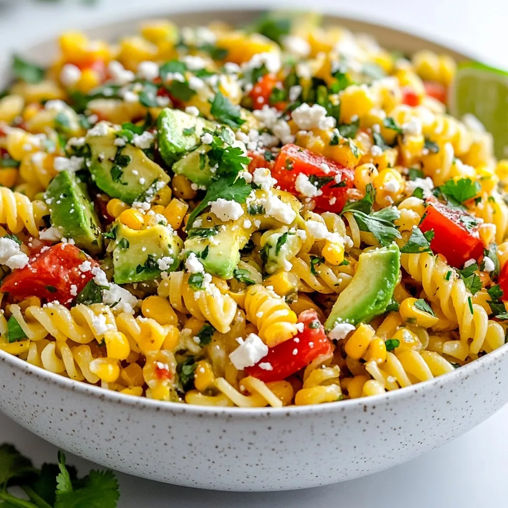 Street Corn Pasta Salad Fresh and Flavorful Twist