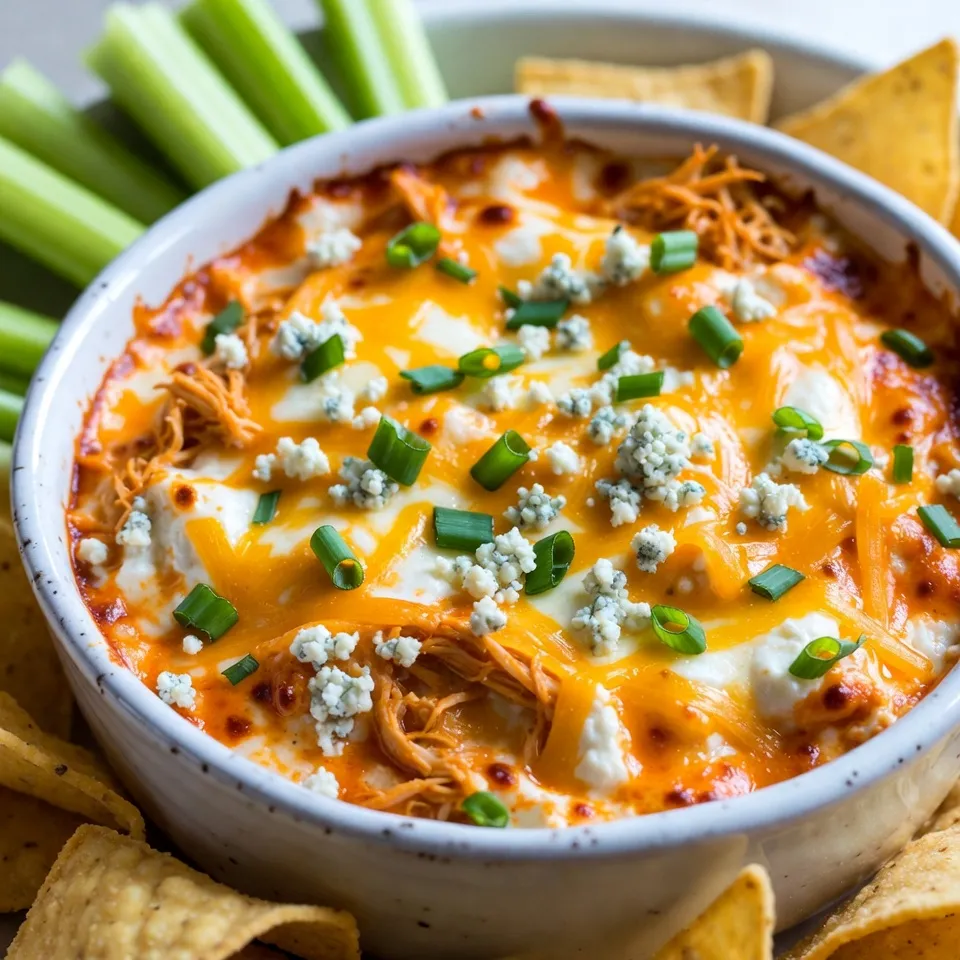 Creamy Buffalo Chicken Dip Tasty and Easy Recipe