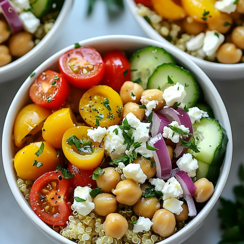 Mediterranean Quinoa Bowls Flavorful Healthy Meal