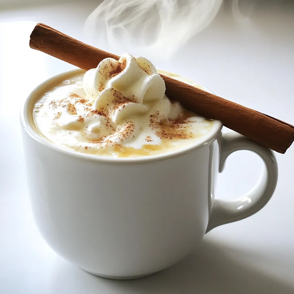 Warm Maple Cinnamon Chai Tea Latte Cozy Delight