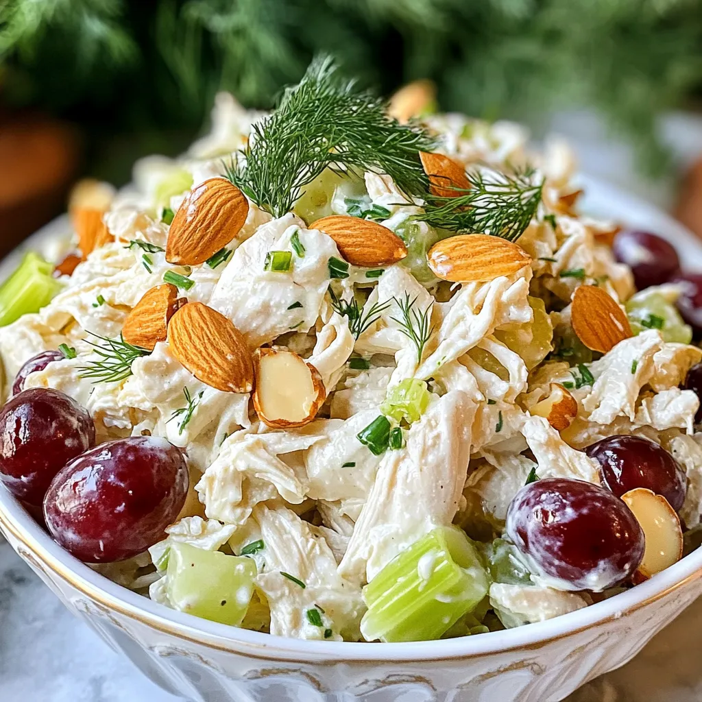 Greek Yogurt Chicken Salad Fresh and Healthy Meal