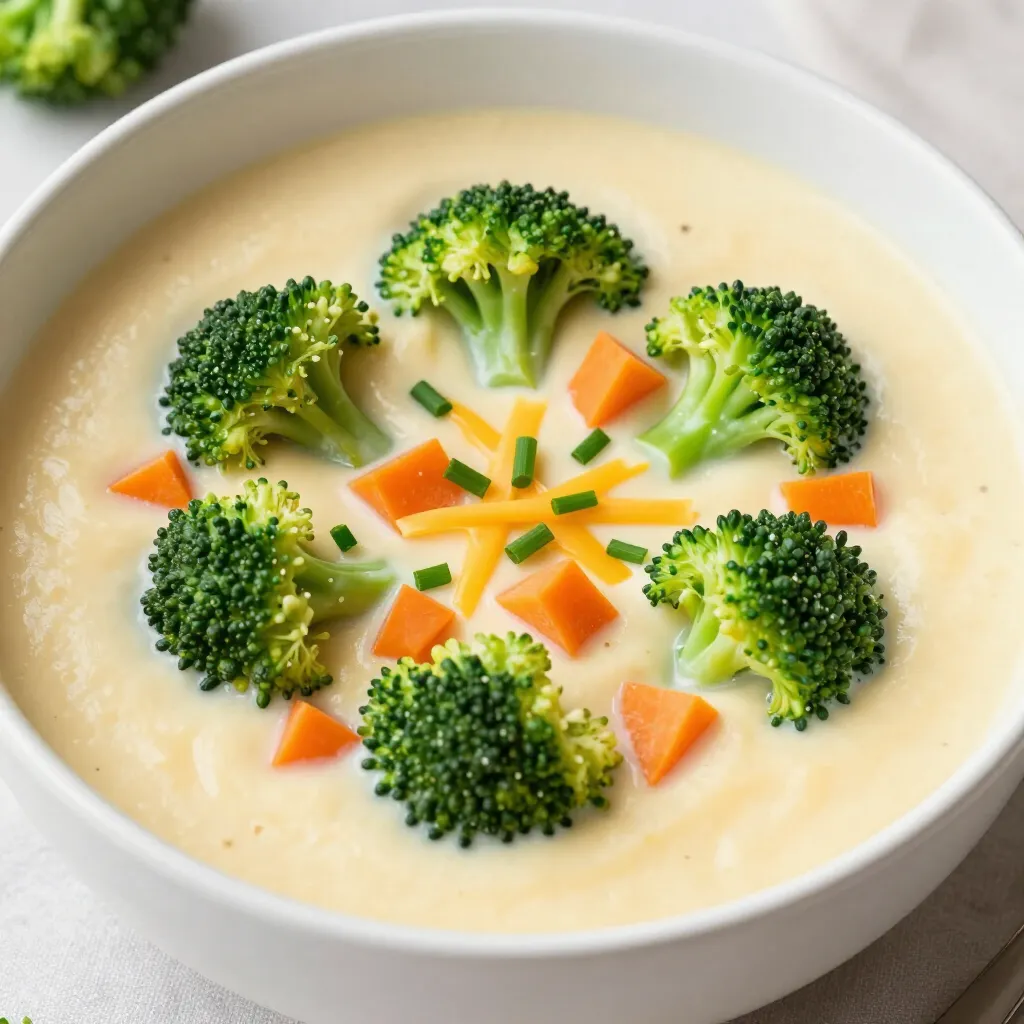Creamy Broccoli Cheddar Soup Easy and Flavorful Meal