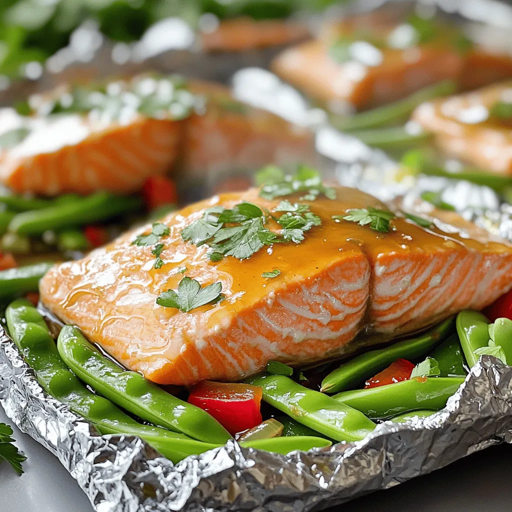 Honey Garlic Salmon Foil Packs Simple and Tasty Meal