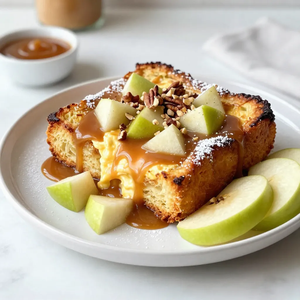 Caramel Apple French Toast Casserole Delightful Dish