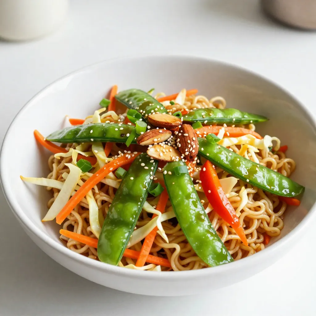 Crunchy Ramen Noodle Salad Fresh and Flavorful Dish