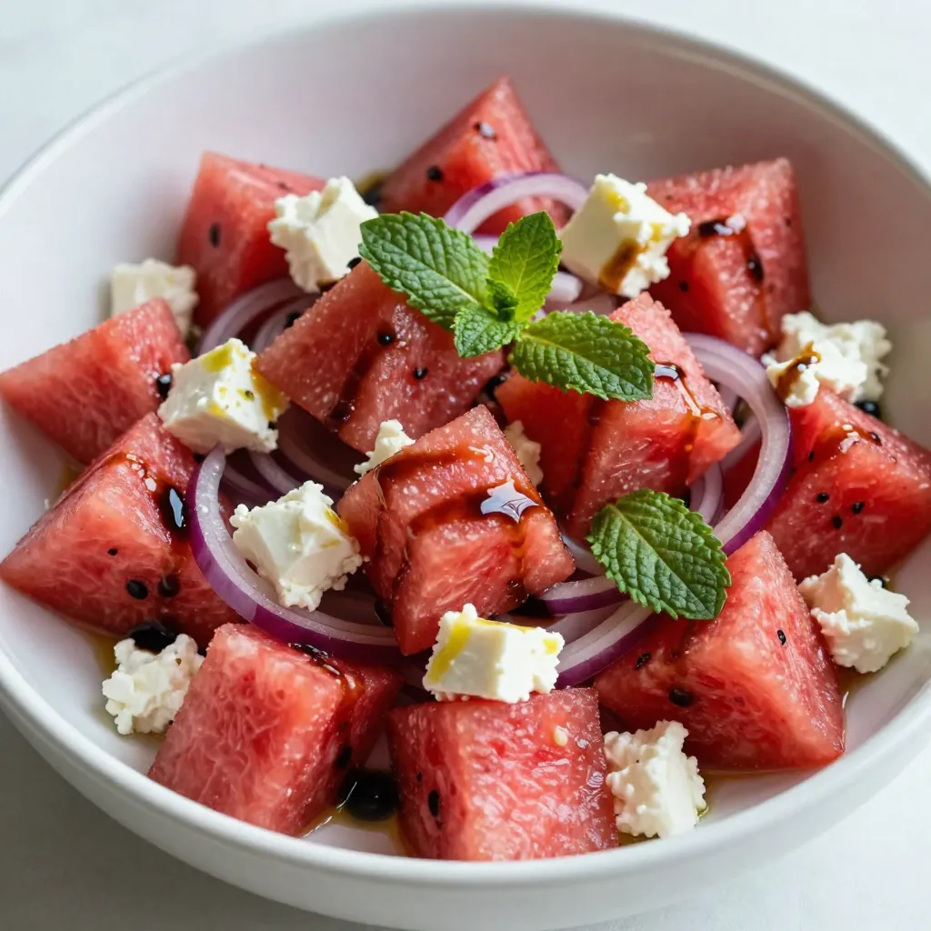 Watermelon Feta Salad Fresh and Flavorful Delight