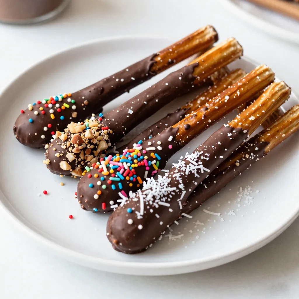 Chocolate Dipped Pretzel Rods Easy and Fun Recipe