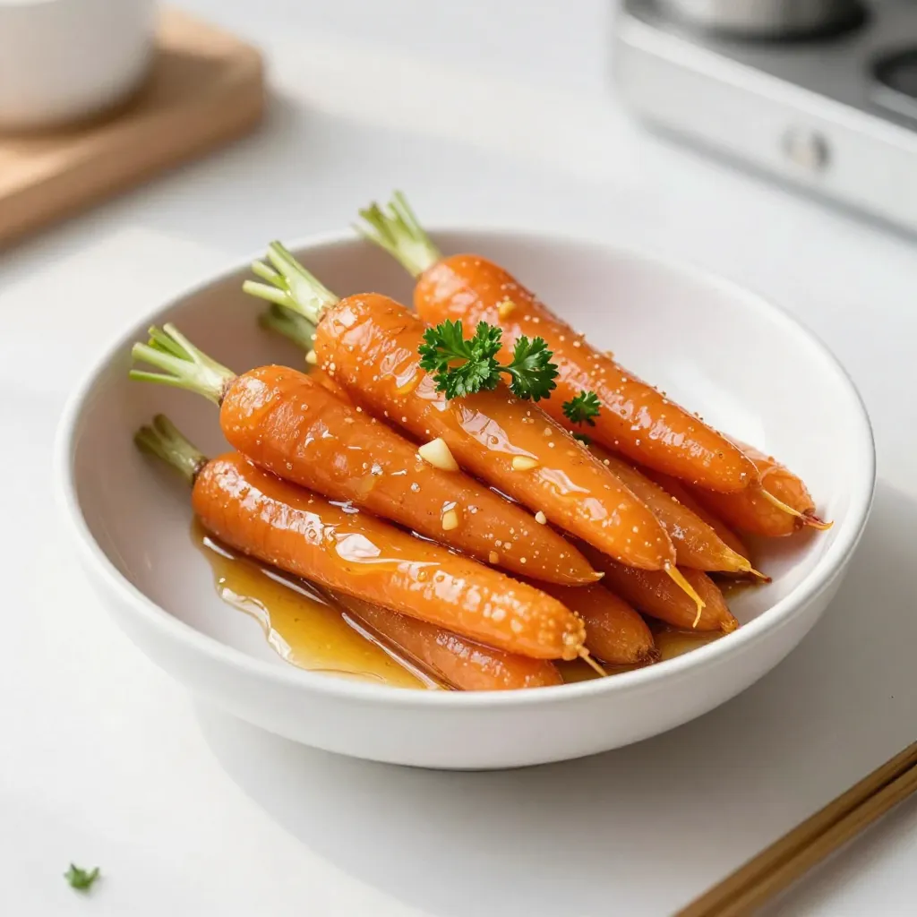 Honey Garlic Glazed Carrots Simple and Tasty Recipe