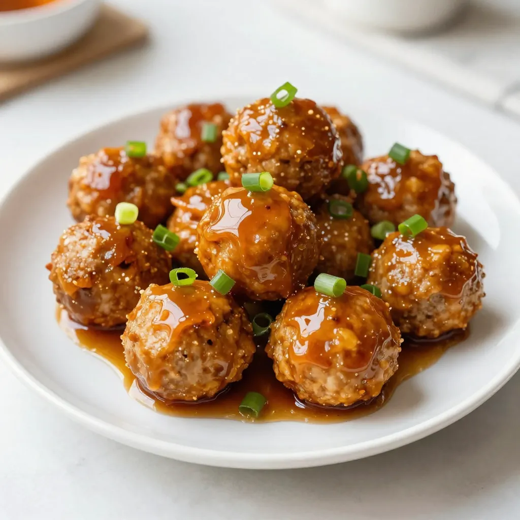 Honey Sriracha Chicken Meatballs Flavorful Easy Meal