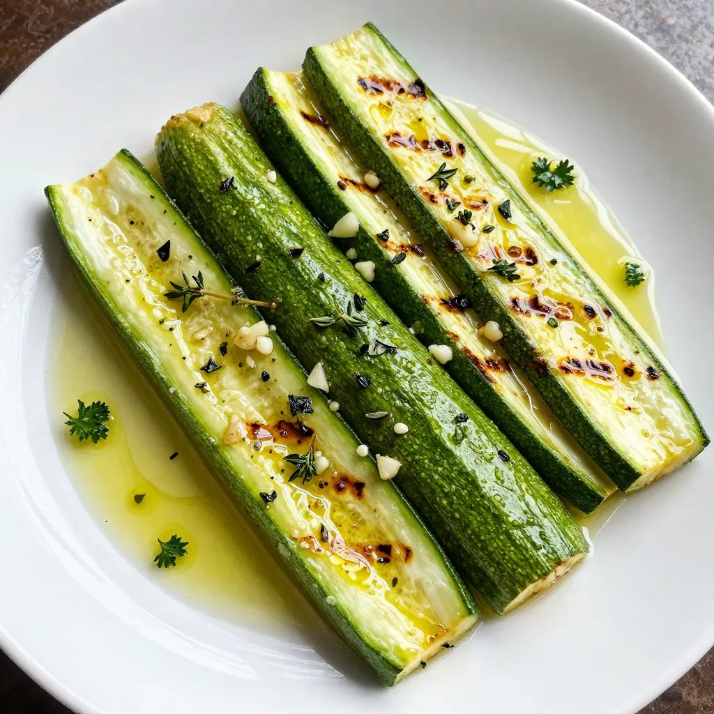 Garlic Herb Grilled Zucchini Flavorful and Simple Recipe