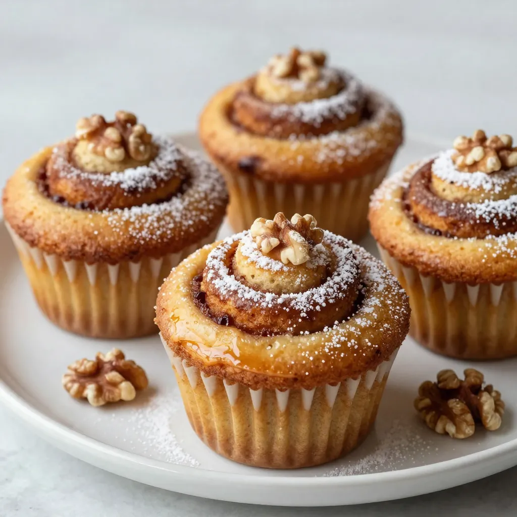 Cinnamon Swirl Coffee Cake Muffins Tasty and Simple Treat