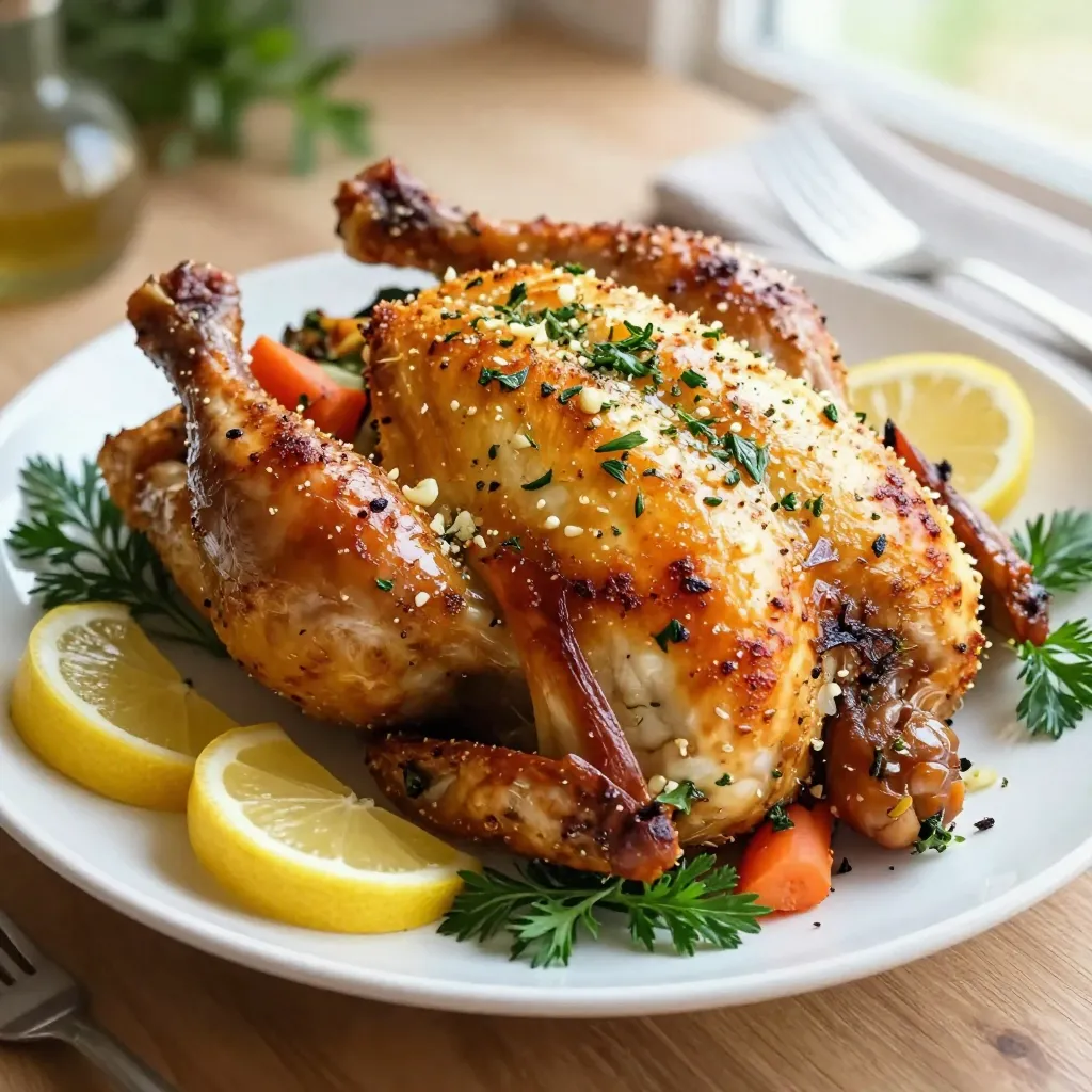 Garlic Herb Roasted Chicken Simple and Flavorful Dish