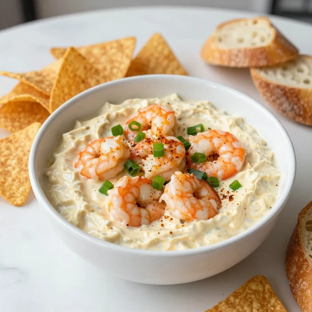 Creamy Cajun Shrimp Dip Tasty and Easy Appetizer