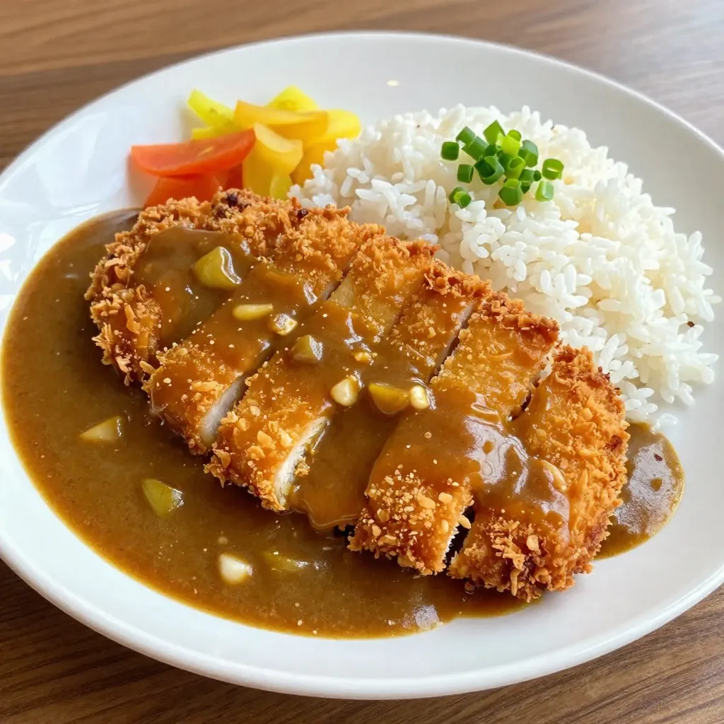 Crispy Chicken Katsu with Curry Sauce Delight