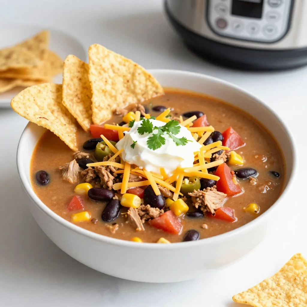 Instant Pot Taco Soup Flavorful and Easy Recipe