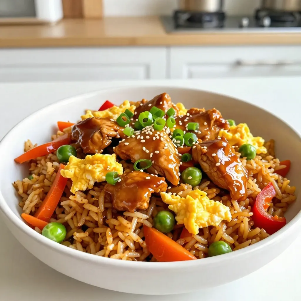 Teriyaki Chicken Fried Rice Flavorful Quick Meal