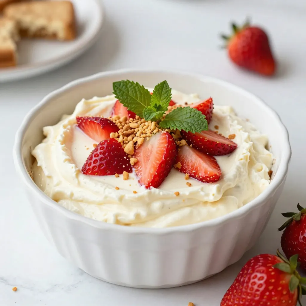 Strawberry Cheesecake Dip Simple and Delicious Treat