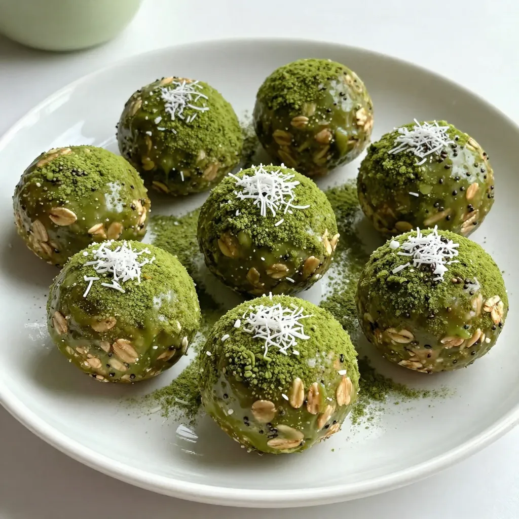 Matcha Coconut Energy Balls Energizing Healthy Snack