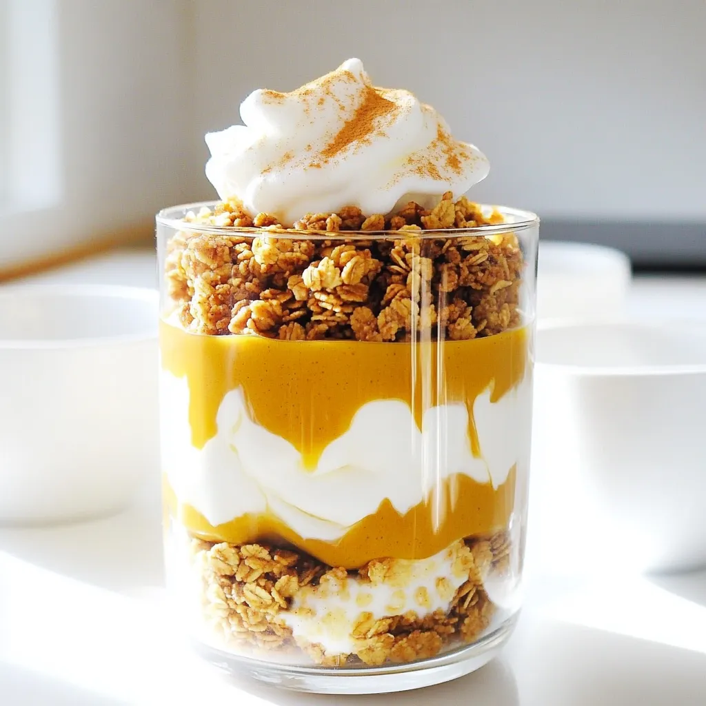 Pumpkin Spice Latte Parfait Tasty Fall Delight