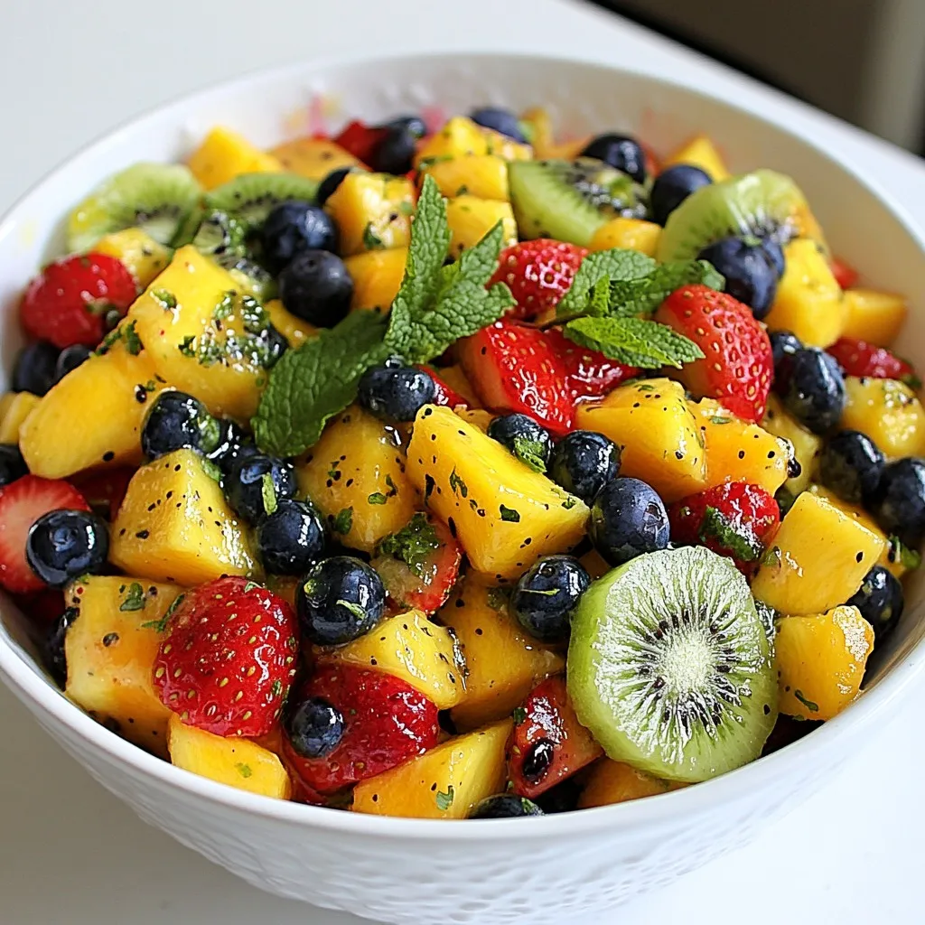 Honey Lime Fruit Salad Refreshing and Flavorful Dish