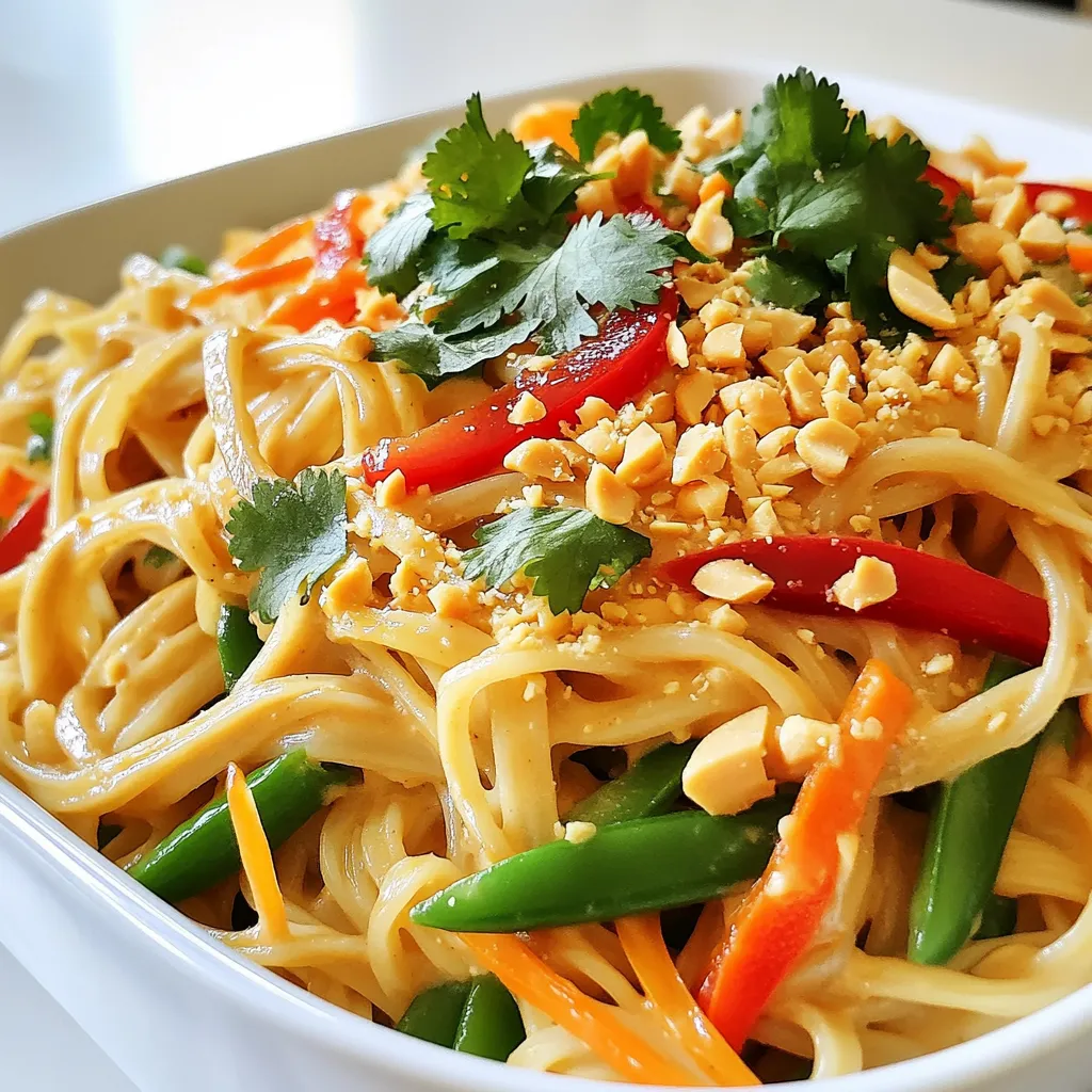 Spicy Thai Peanut Noodles Quick and Flavorful Meal