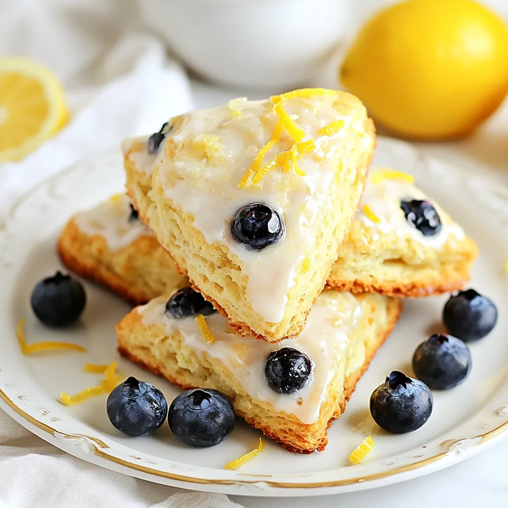 Blueberry Lemon Scones Fresh and Flavorful Recipe