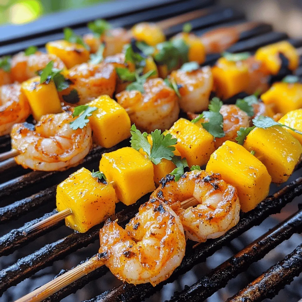 Spicy Mango Shrimp Skewers Flavorful Summer Delight