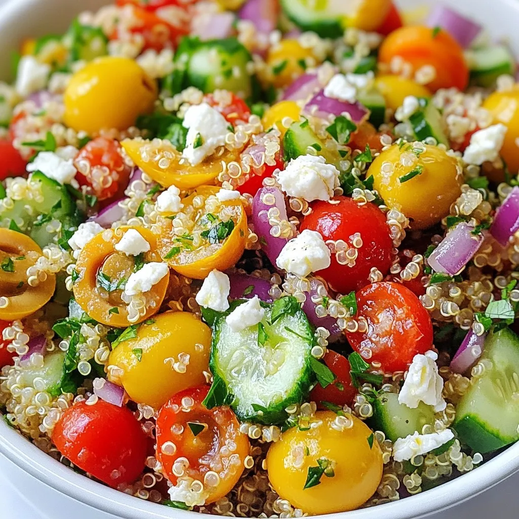 Mediterranean Quinoa Salad Fresh and Tasty Recipe