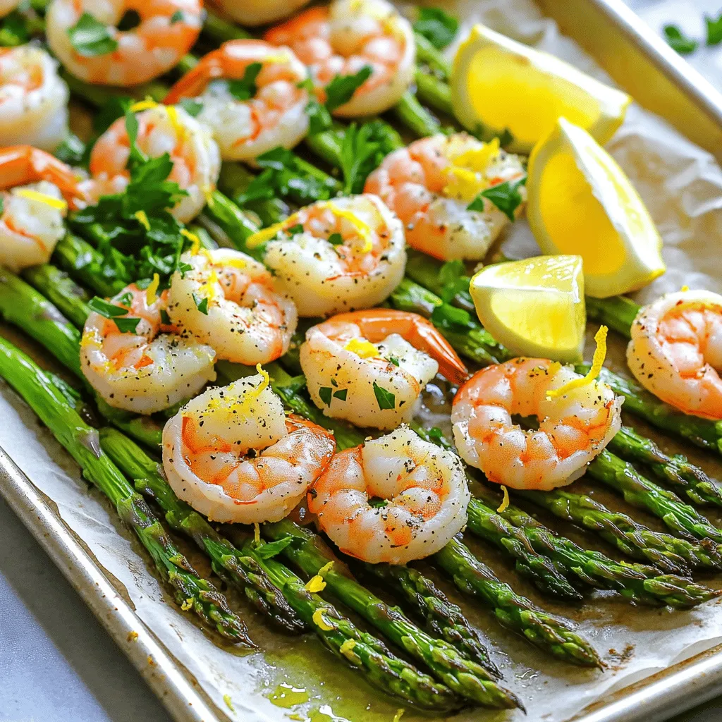 Sheet-Pan Lemon Pepper Shrimp with Asparagus Recipe