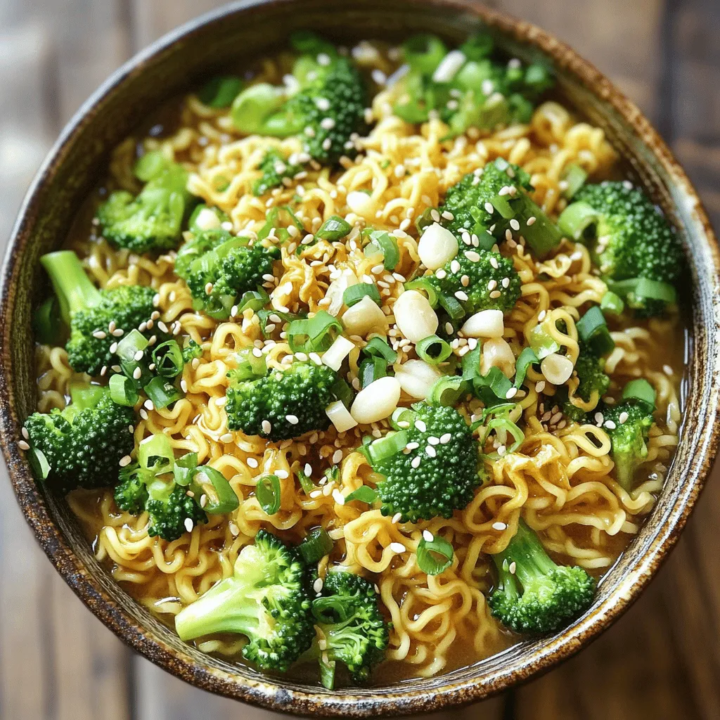 Minute Spicy Garlic Broccoli Ramen Flavorful Meal Guide