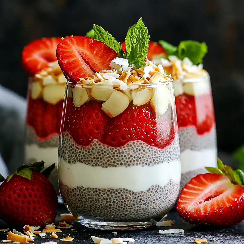 Strawberry Coconut Chia Pudding Delightful and Easy Recipe