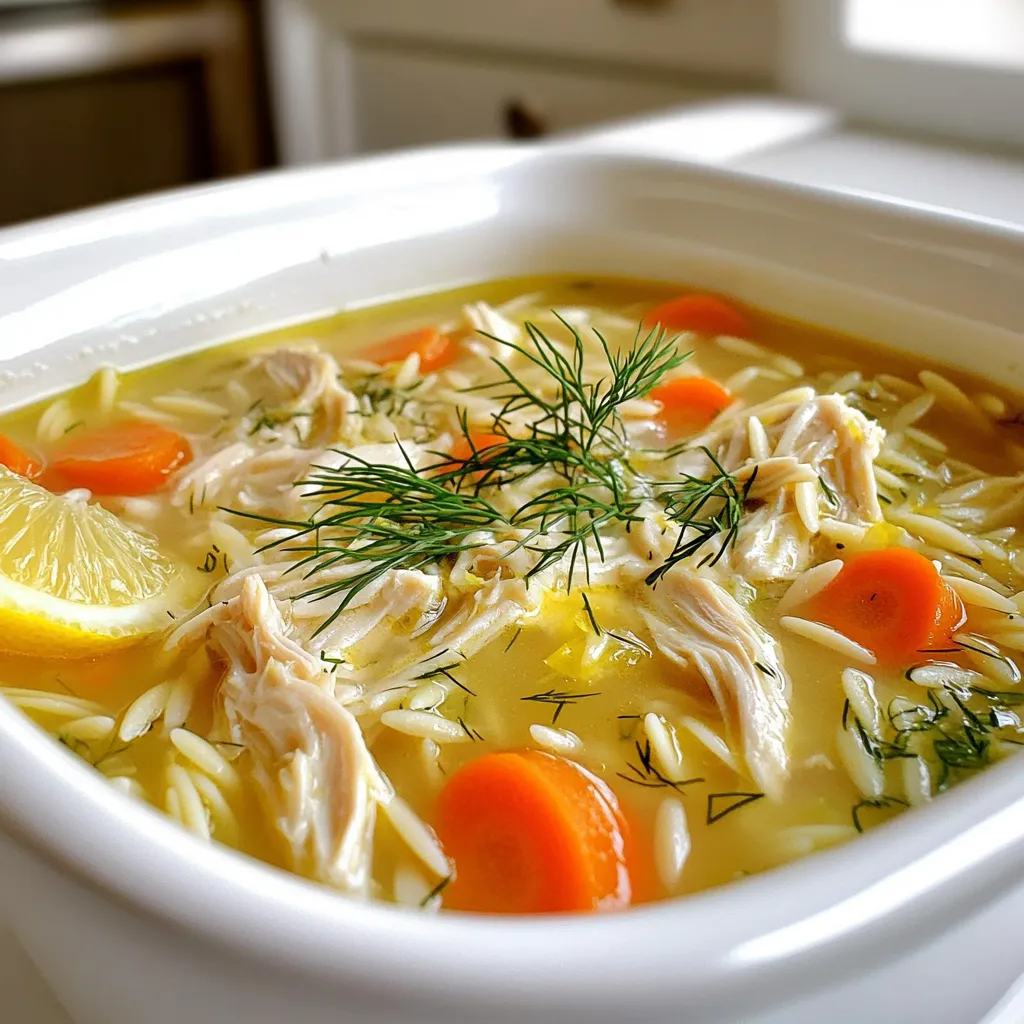 Greek Lemon Chicken Soup Comforting and Satisfying