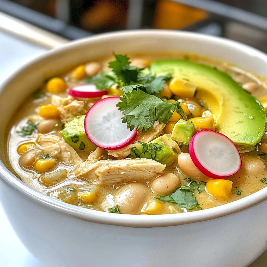 White Chicken Chili Hearty and Flavorful Recipe