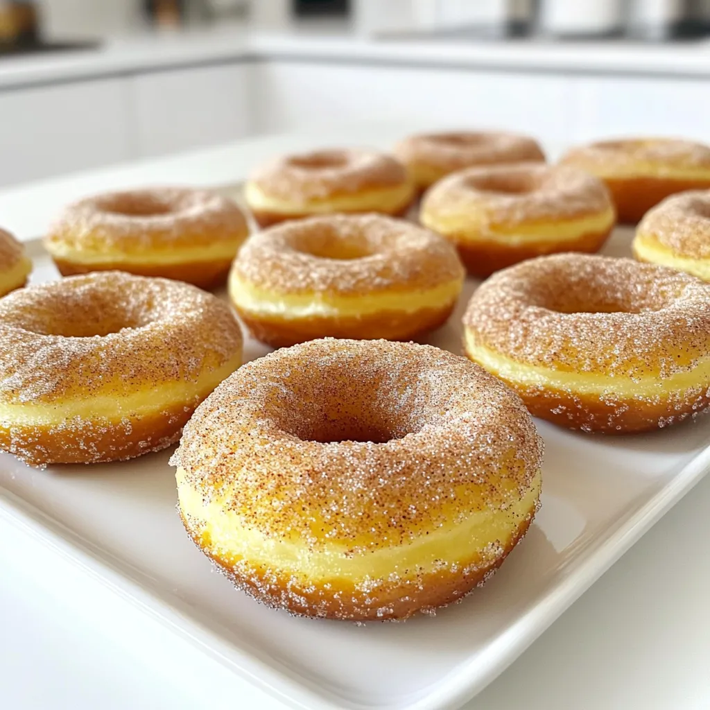 Baked Cinnamon Sugar Donuts Soft and Fluffy Treat