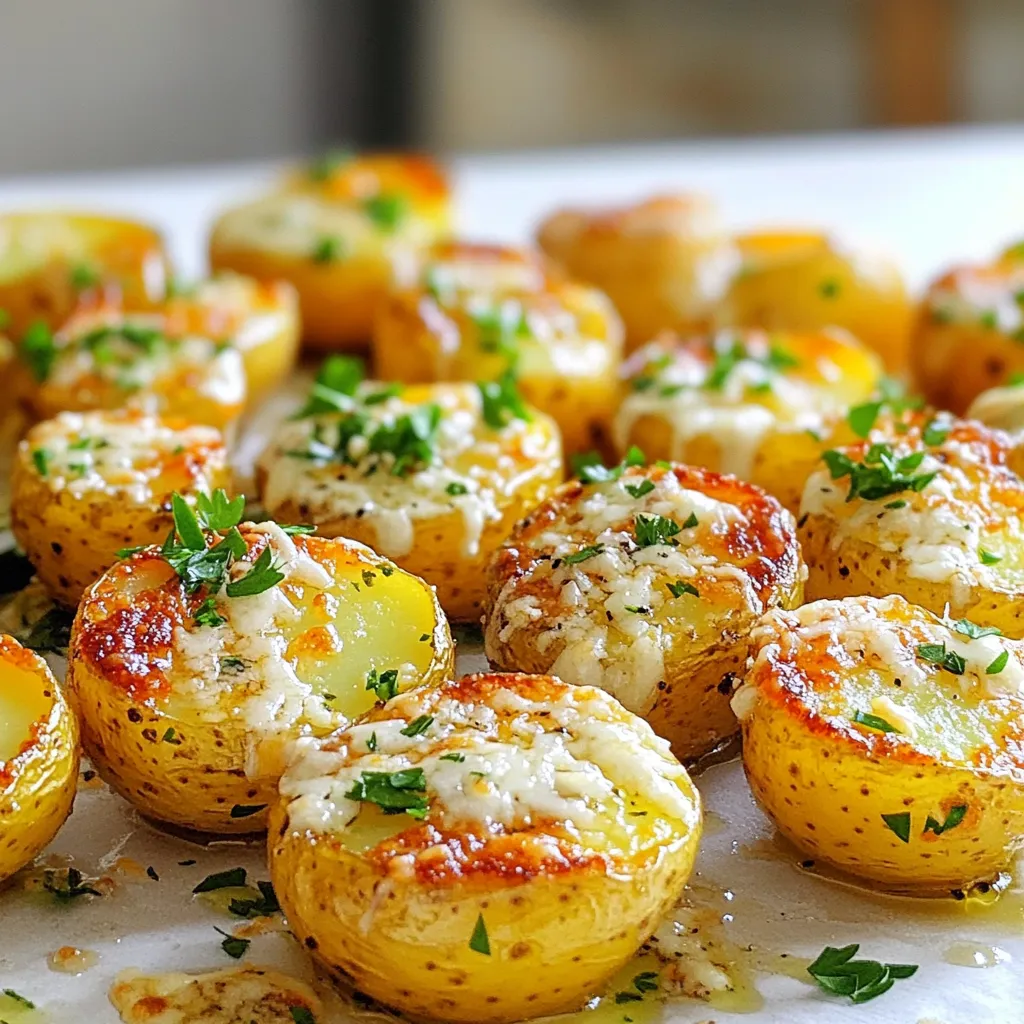 Roasted Garlic Parmesan Potatoes Sheet-Pan Delight
