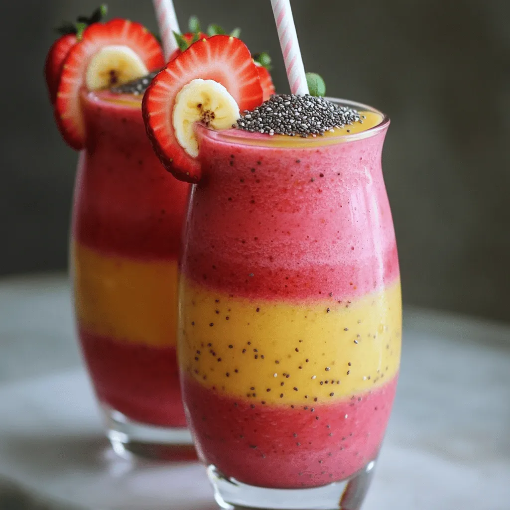 Strawberry Banana Protein Smoothie for Daily Energy