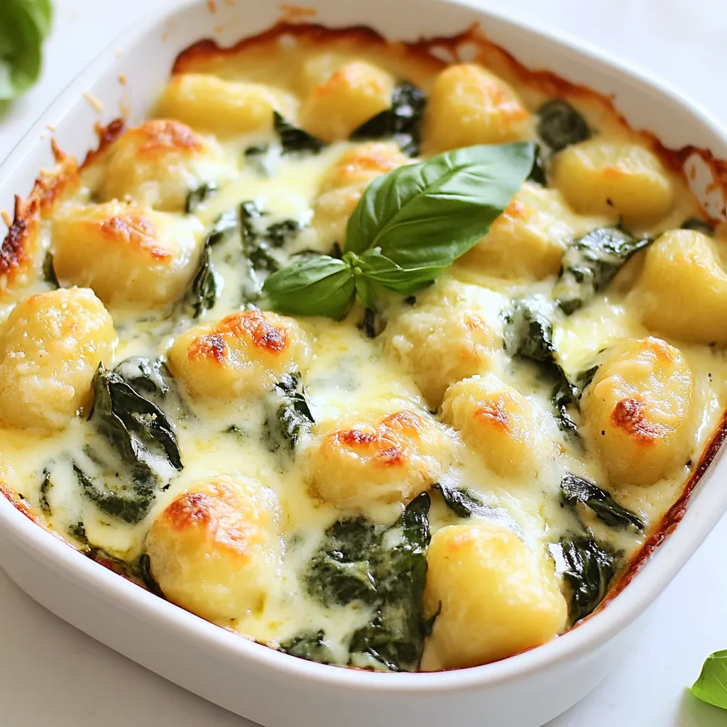 Creamy Spinach Gnocchi Bake Simple Dinner Delight